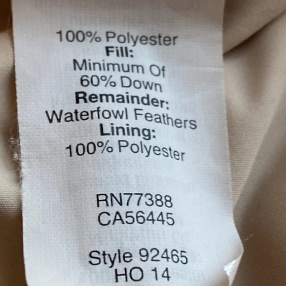 J. Crew Beige Sleeveless Full Zipper Down Filled Quilted Puffer Vest Size Small - Picture 9 of 11